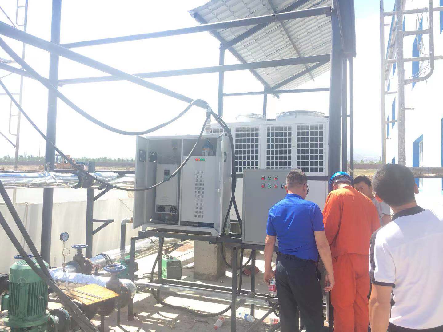 空氣能鍋爐和電磁熱水鍋爐組合供暖 空氣能鍋爐和電磁熱水鍋爐組合供暖